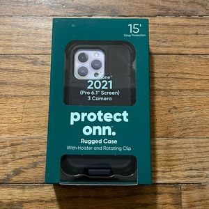 This is the onn. protect onn. rugged case with holster and rotating clip.